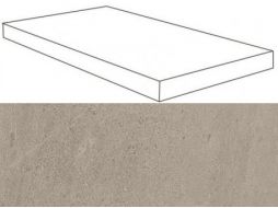 620070001096 Ступени Silver Grey Scalino Angolare SX Lap 33x120