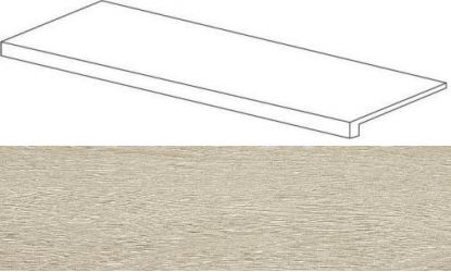 620070001145 Verity White Scalino Frontale 33x120