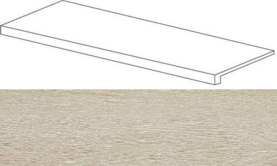 620070001145 Verity White Scalino Frontale 33x120