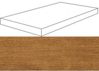 620070001151 Verity Cognac Scalino Angolare DX 33x120
