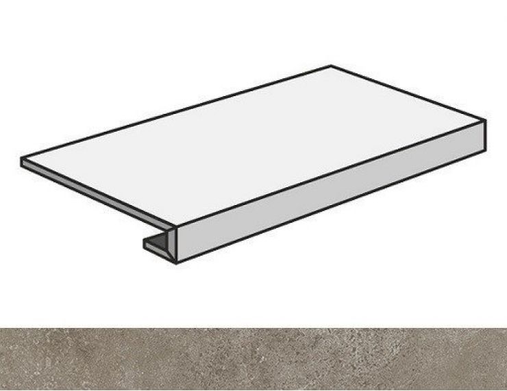 620070001315 Drift Light Grey Scal.60 Front/Дрифт Лайт Грей Ступ.60 Фронт 33x60