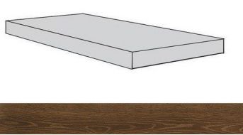 620070001375 Eligo Mahogany Scal.120 Ang Sx/Элиго Махагон Ступ.120 Угл.Лев 33x120