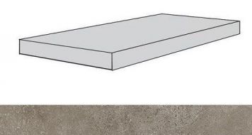 620070001404 Drift Light Grey Scal.160 Ang.Dx/Дрифт Лайт Грей Ступ.160 Угл.Пр 33x160