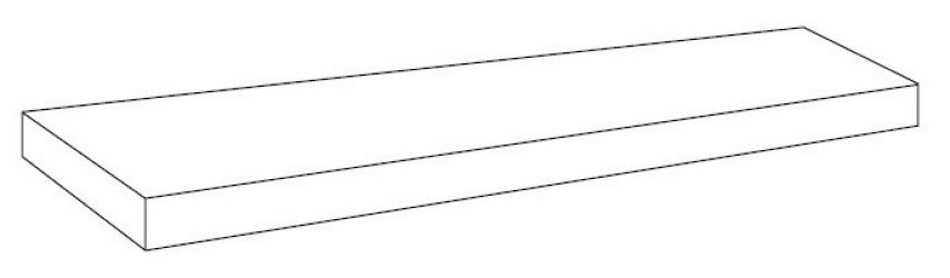 620070001696 Victory Dark Scalino Angolare Sx 33x160