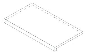 620070001826 Drift White Scalino Sp 33x60