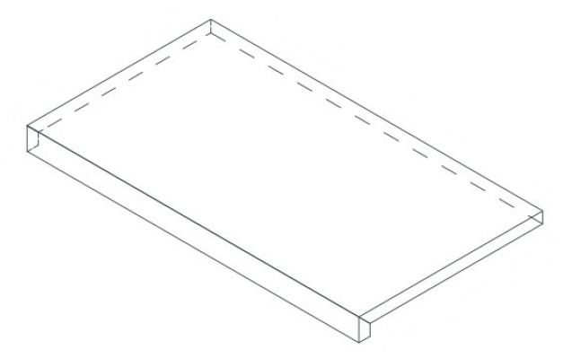 620070001826 Drift White Scalino Sp 33x60