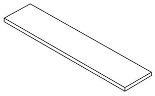 620070002671 Ступени F.d.M.Quark Sahara Blanc Scalino Angolare Dx 33x80