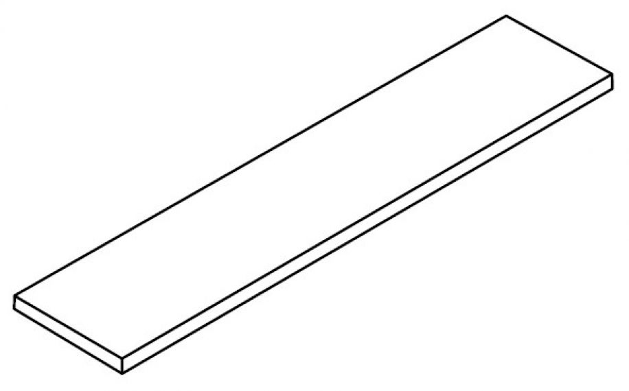 620070002732 Ступени Rinascente Resin Pearl Scalino Angolare Sx 33x80