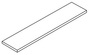 620070002748 Ступени Rinascente Resin Smoke Scalino Angolare Sx 33x120