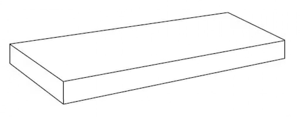 620070802242 Rinascente Grey Scalino Angolare SX 33x80