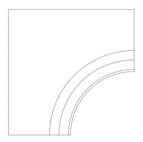 620090000780 Landstone Brown Bordo Curvilineo Svasato Round 30 60x60