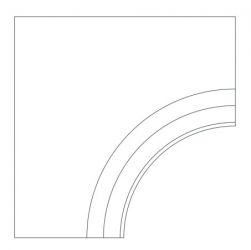 620090000808 Drift Grey Bordo Curvilineo Svasato R 30 60x60