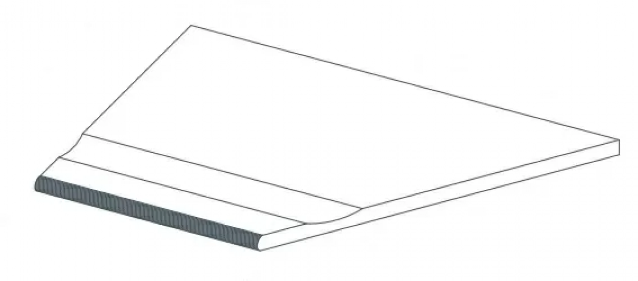 620090000903 Керамогранит Rinascente Clay Bordo Piscina Angolo Dx LASTRA 20mm 30x60