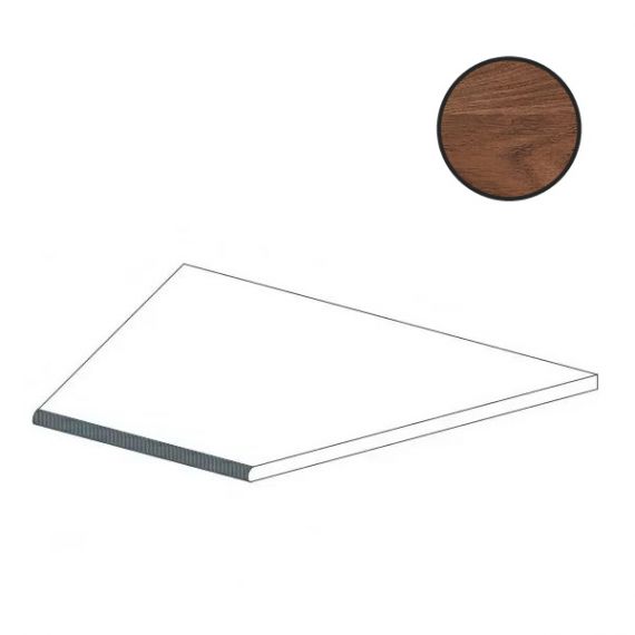 620090000954 Ступени Rive Antica Riva Round Angolo Dx 30x60