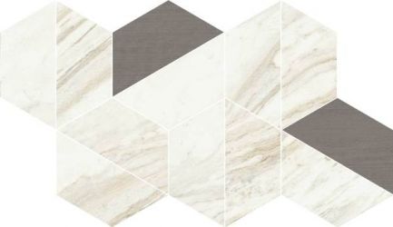 620110000126 Trevi White Trapezium Matt 31.4x18