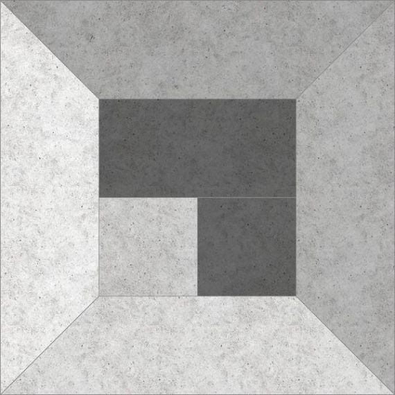 737496 Beton Grey Deco Серый 45x45