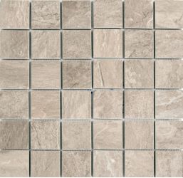 739358 Mosaico Ardoise Ecru Grip 30x30