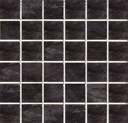 739361 Mosaico Ardoise Noir Grip 30x30