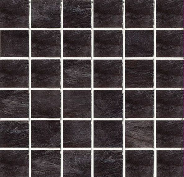 739361 Mosaico Ardoise Noir Grip 30x30