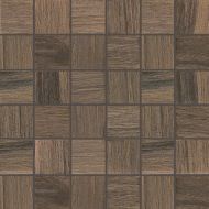 741931 Мозаика Wooden Walnut Mosaico Nat 5x5 30x30
