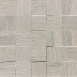 742056 Мозаика Wooden Gray Mosaico 3D Inclinato Nat 6x6 30x30