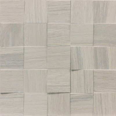 742056 Мозаика Wooden Gray Mosaico 3D Inclinato Nat 6x6 30x30