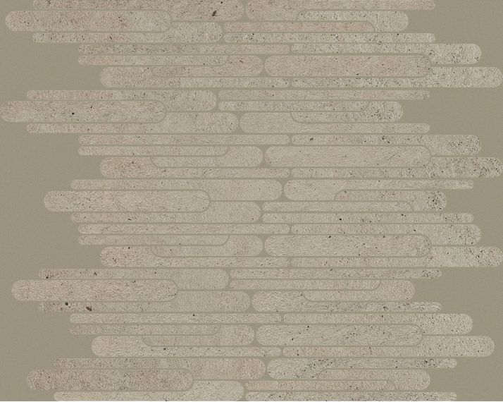 748409 Мозаика Pietre/3 Limestone Taupe Mosaico Ellittico 30x30