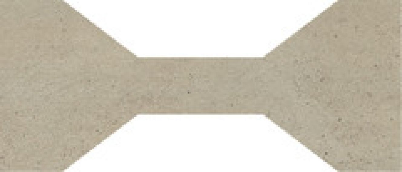748529 Керамогранит Pietre/3 Limestone Taupe Decoro Papillon 34,5x80