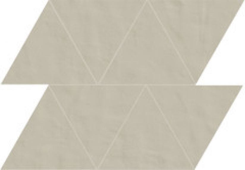 749605 Мозаика Neutra 6.0 02 Polvere Mosaico F Triangolo 10x15 30x35