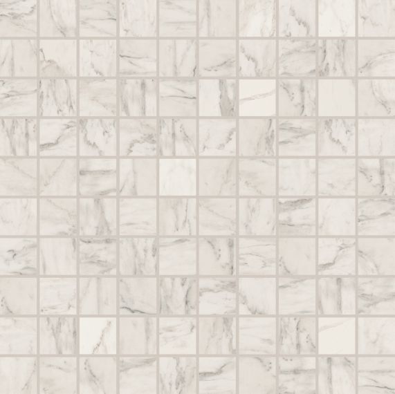 756688 Мозаика Stones 2.0 Calacatta Glossy Mosaico 3x3 30x30
