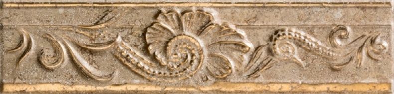 76133 FASCIA RILIEVO NOCE ORO 10x40