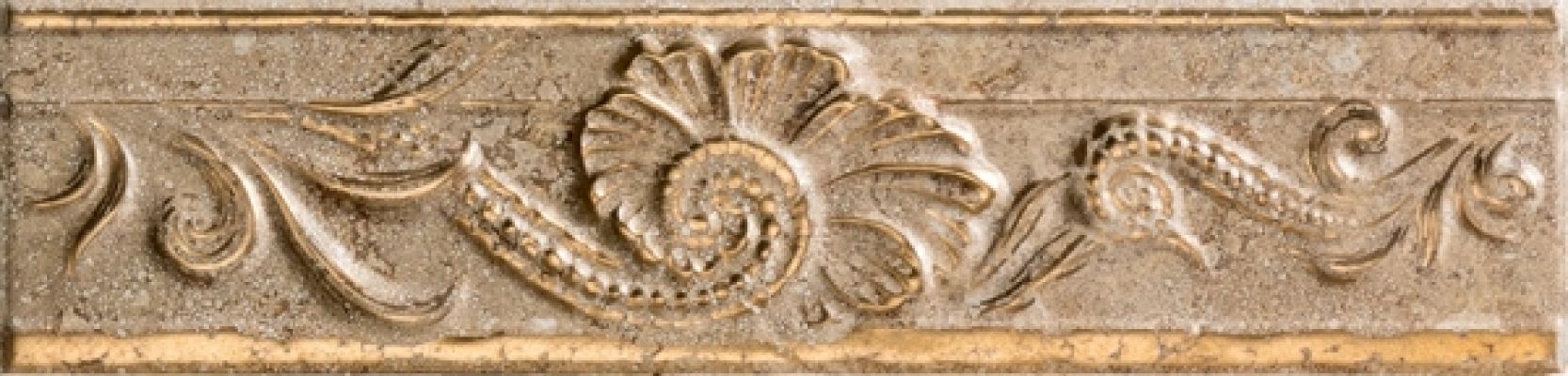 76133 FASCIA RILIEVO NOCE ORO 10x40