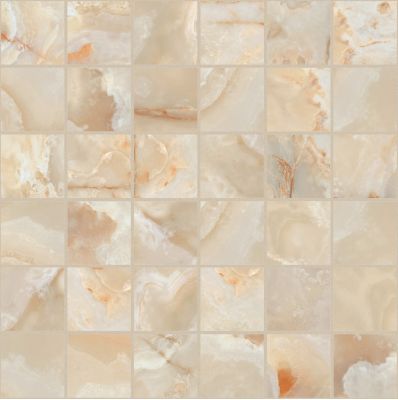 767647 Мозаика Onyx&More Golden Onyx Satin Mosaico 5x5 30x30