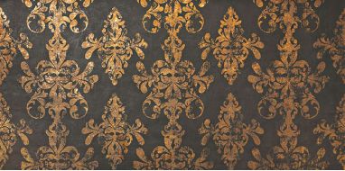 8EDK Ewall Moka Gold Damask 40x80