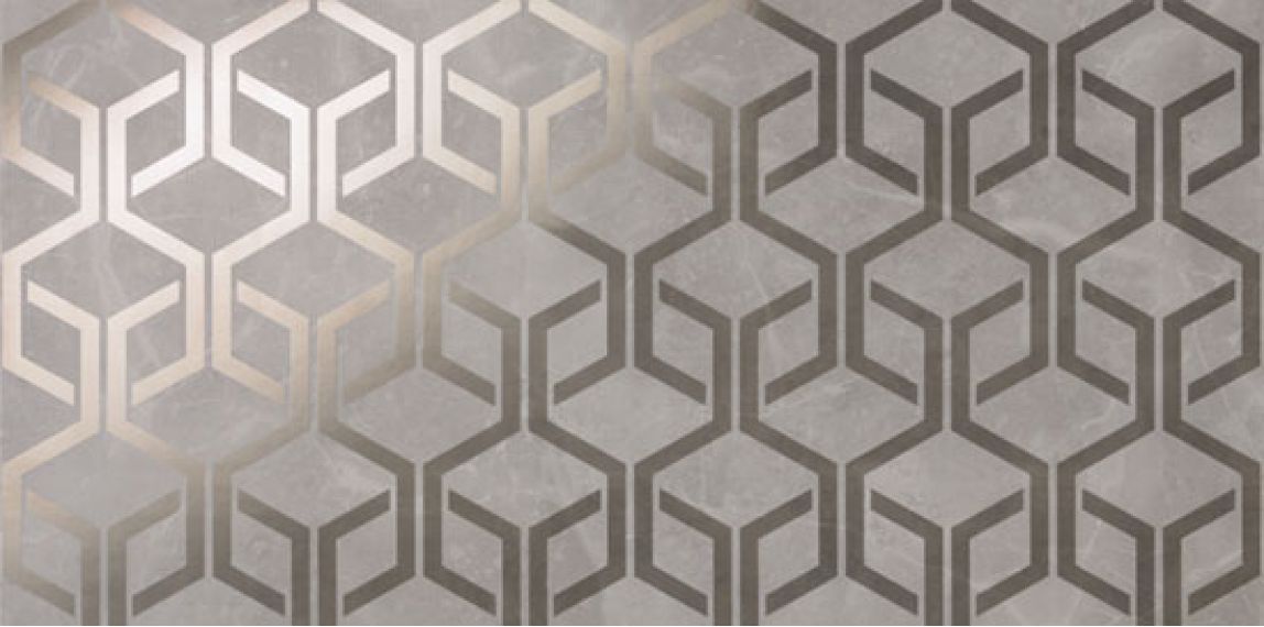 8MHG Marvel Grey Fleury Hexagon 40x80