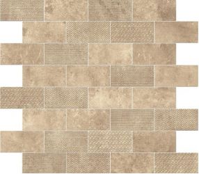 9AKE Aix Beige Minibrick Tumbled 30,5x30,5