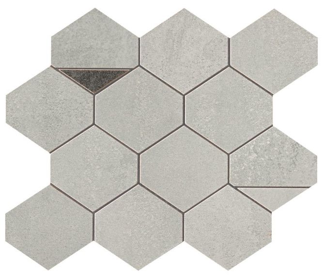 9BNA Blaze Aluminium Mosaico Nest 29.4x25.8