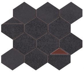 9BNI Blaze Iron Mosaico Nest 29.4x25.8
