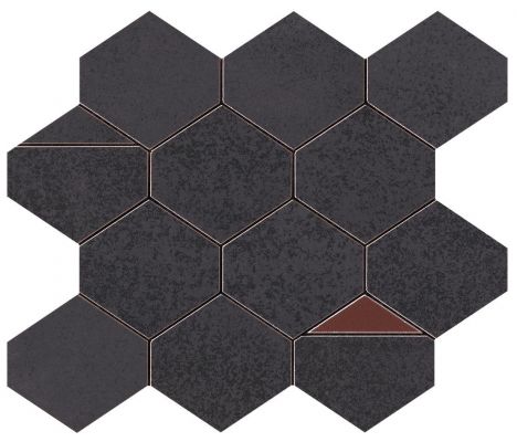 9BNI Blaze Iron Mosaico Nest 29.4x25.8