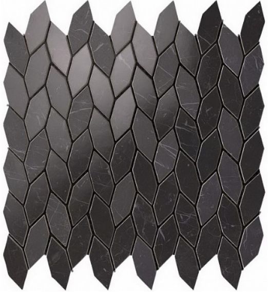 9STN Marvel Nero Marquina Twist 30.5x30.5