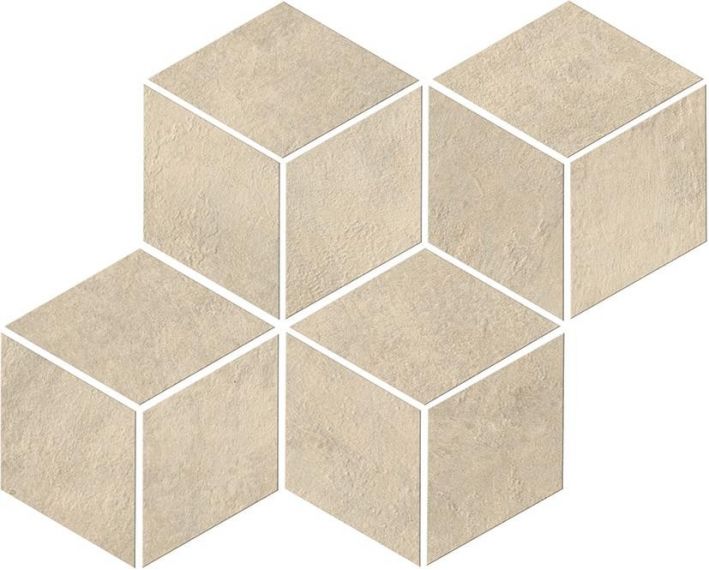 A00D Raw Sand Mosaico Esagono 30x35