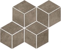 A00E Raw Mud Mosaico Esagono 30x35