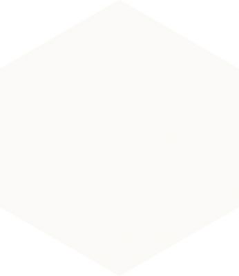 A021430 HEXAGON WHITE 17.5X20.2