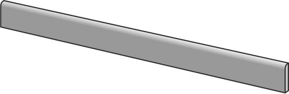 A0IN Blaze Aluminium Battiscopa 7.2x150