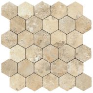 A0UA Aix Blanc Honeycomb Tumbled 30x31
