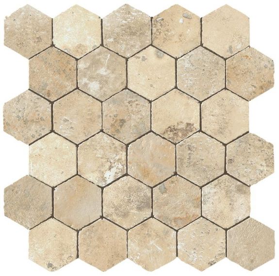 A0UA Aix Blanc Honeycomb Tumbled 30x31