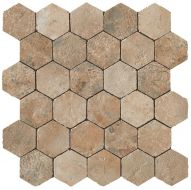 A0UB Aix Beige Honeycomb Tumbled 30x31