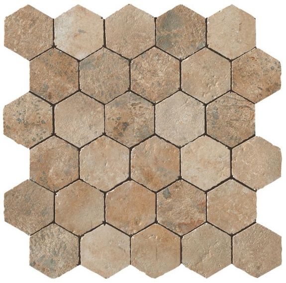 A0UB Aix Beige Honeycomb Tumbled 30x31