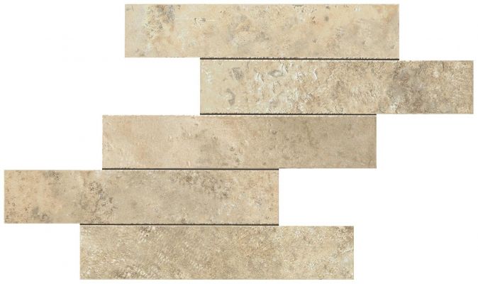 A0UE Aix Blanc Brick Tumbled 37x37