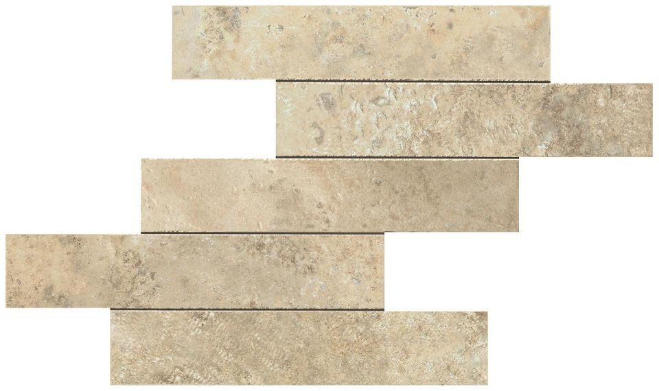 A0UE Aix Blanc Brick Tumbled 37x37